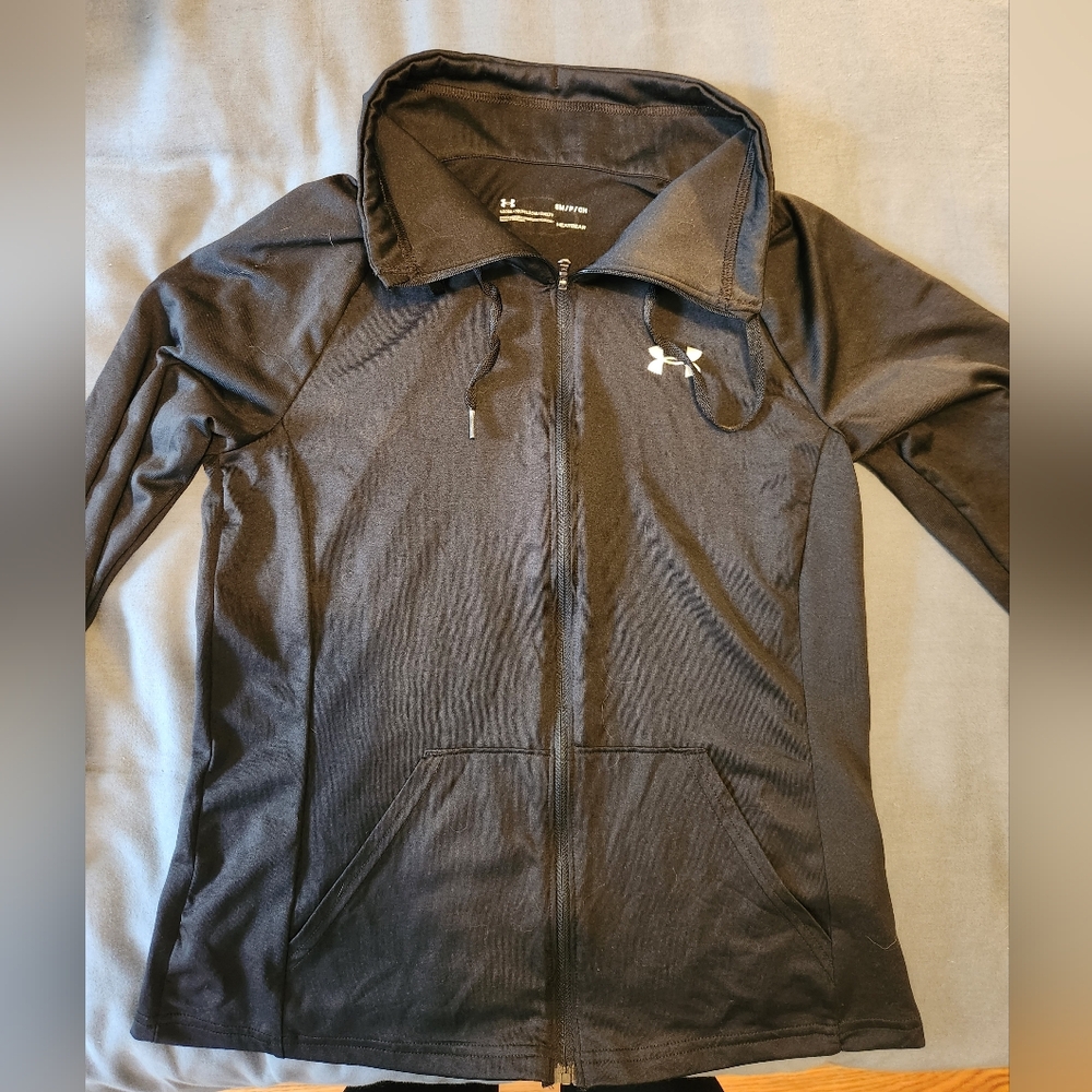 Under Armour Black Zip-Up Hoodie